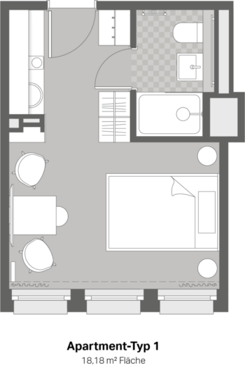 Dein APART-Apartment-Typ 1