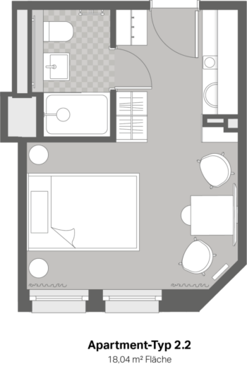 Dein APART-Apartment-Typ 2.2