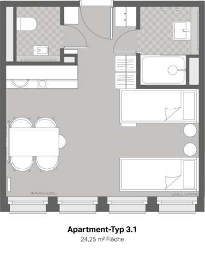 Dein APART-Apartment-Typ 3.1